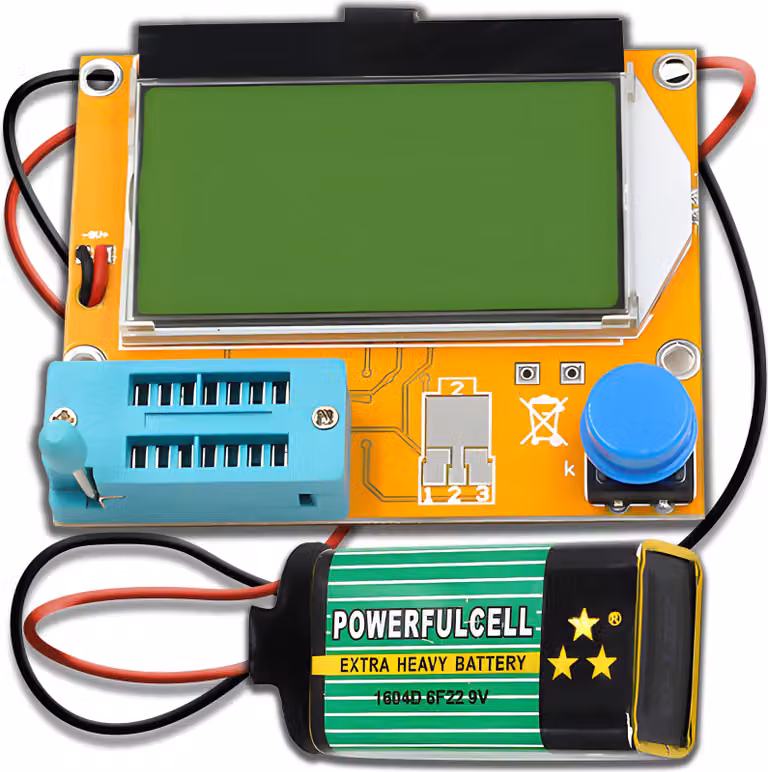 Misuratore di corrente Tester di transistor NPN Misuratore con display grafico Tester portatile di condensatori TFT professionale MOS-ESR Misuratore di tiristori-triodi Retoo