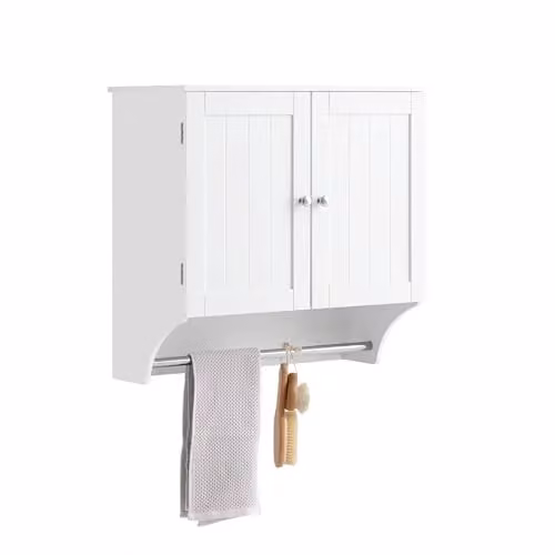 SoBuy Pensile Bagno Sospeso Mobile Bagno Salvaspazio con Mensola