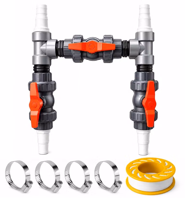 Kit di bypass per pompa di riscaldamento piscina