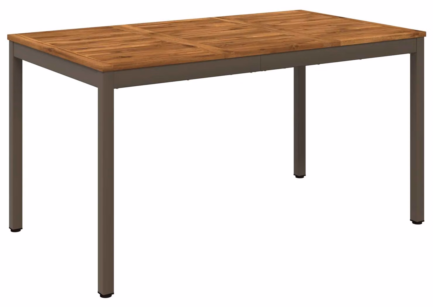Tavolo da giardino, stile naturale, dimensioni 141 x 80,5 x 75 cm