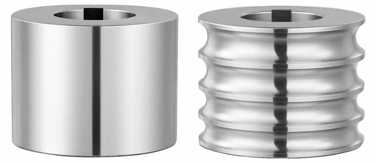 Ricambi VEVOR per laminatrice di gioielli: 1 rullo a semicerchio, 1 rullo piatto, 4 dimensioni, accessori per strumenti di creazione di gioielli fai-da-te, acciaio legato di alta qualità, per la laminazione di metalli duttili come oro, argento e rame