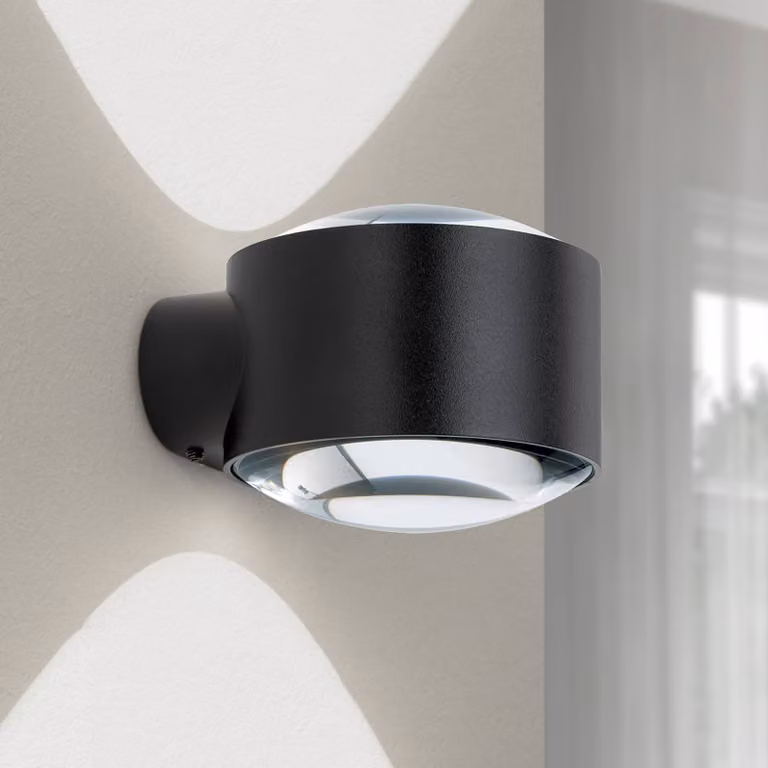 ORION Applique da esterni a LED Tatra, dimmerabile, Nero, Alluminio, Moderno, Applique LED da esterni