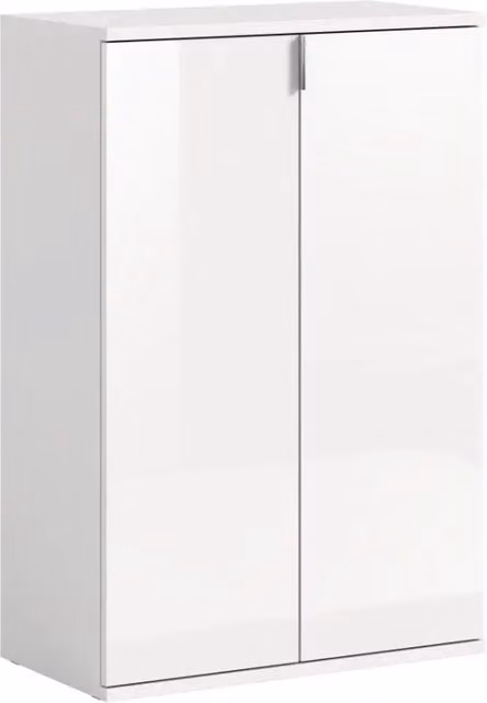 Mobile contenitore BODITE – 2 porte – Bianco lucido – Compatto e pratico