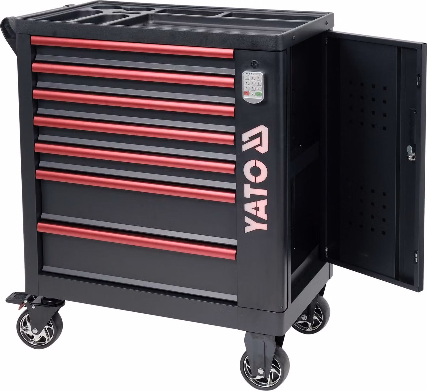 Carrello da officina 982x755x455mm con 7 cassetti