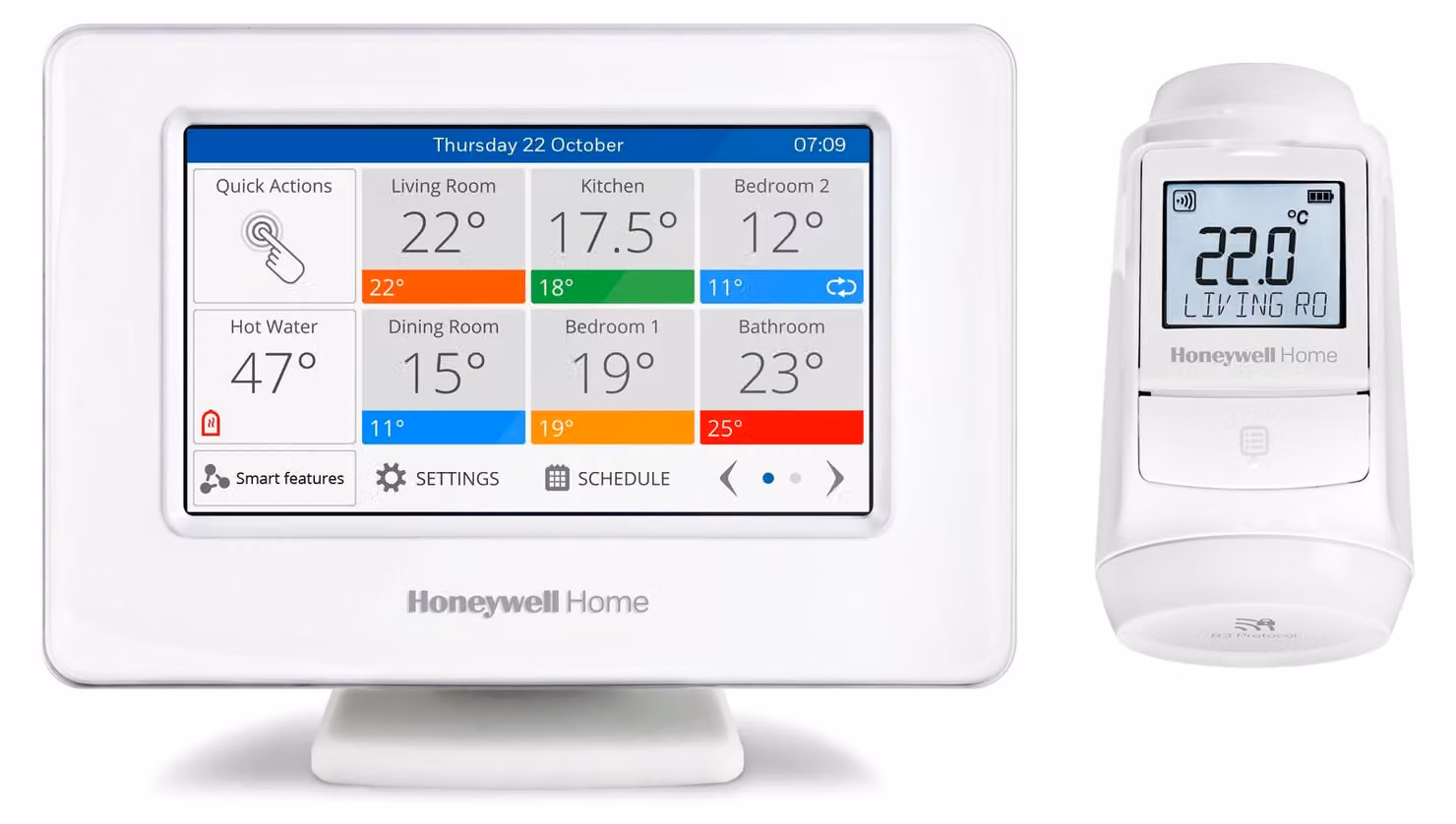 Set termostato per radiatori HONEYWELL evohome EVO-APARTMENT-PLUS