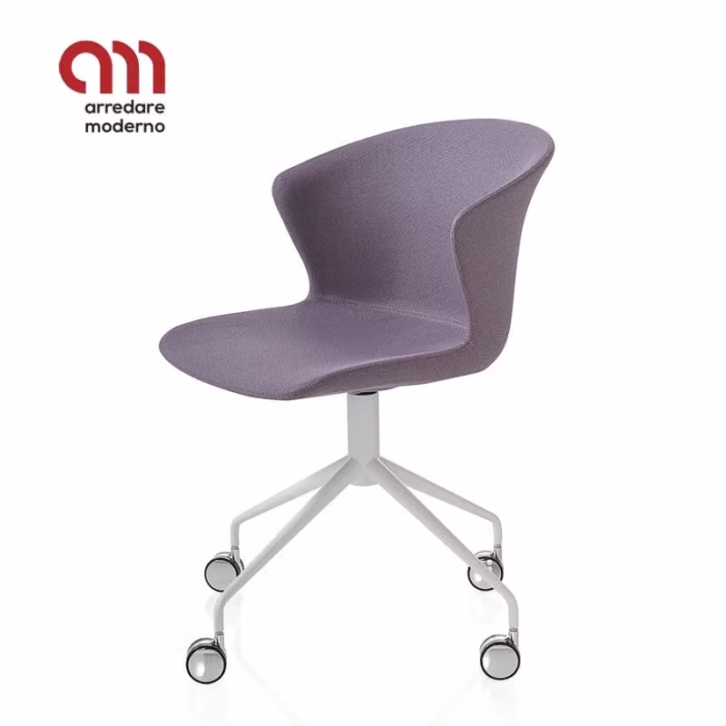 Sedia Kicca Plus Kastel girevole con ruote