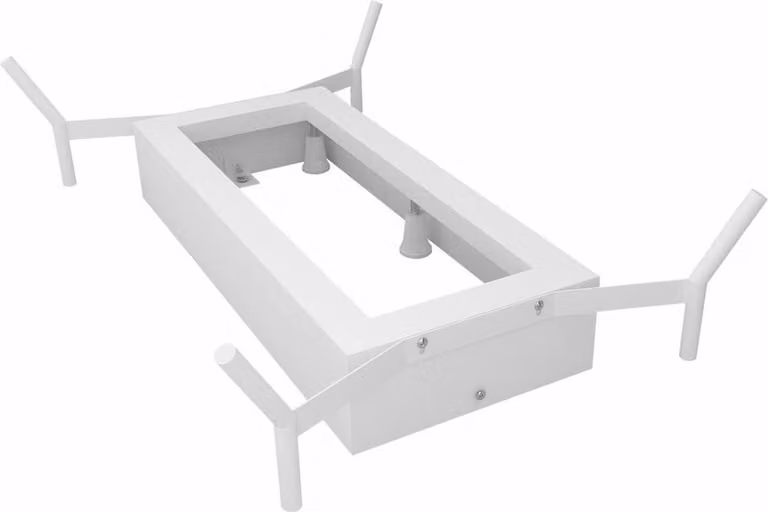 Telaio da bagno REDUTA 171x81 cm, bianco opaco