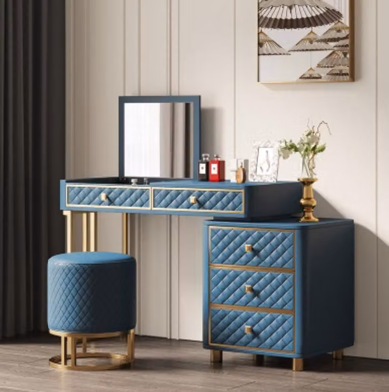 Schminktisch Kosmetik Tisch Spiegel Design Konsolen Kommode Tische