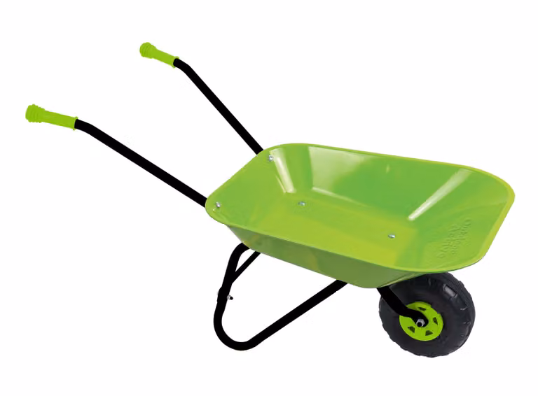 Carriola in metallo per bambini verde chiaro - Outdoor Active - 563