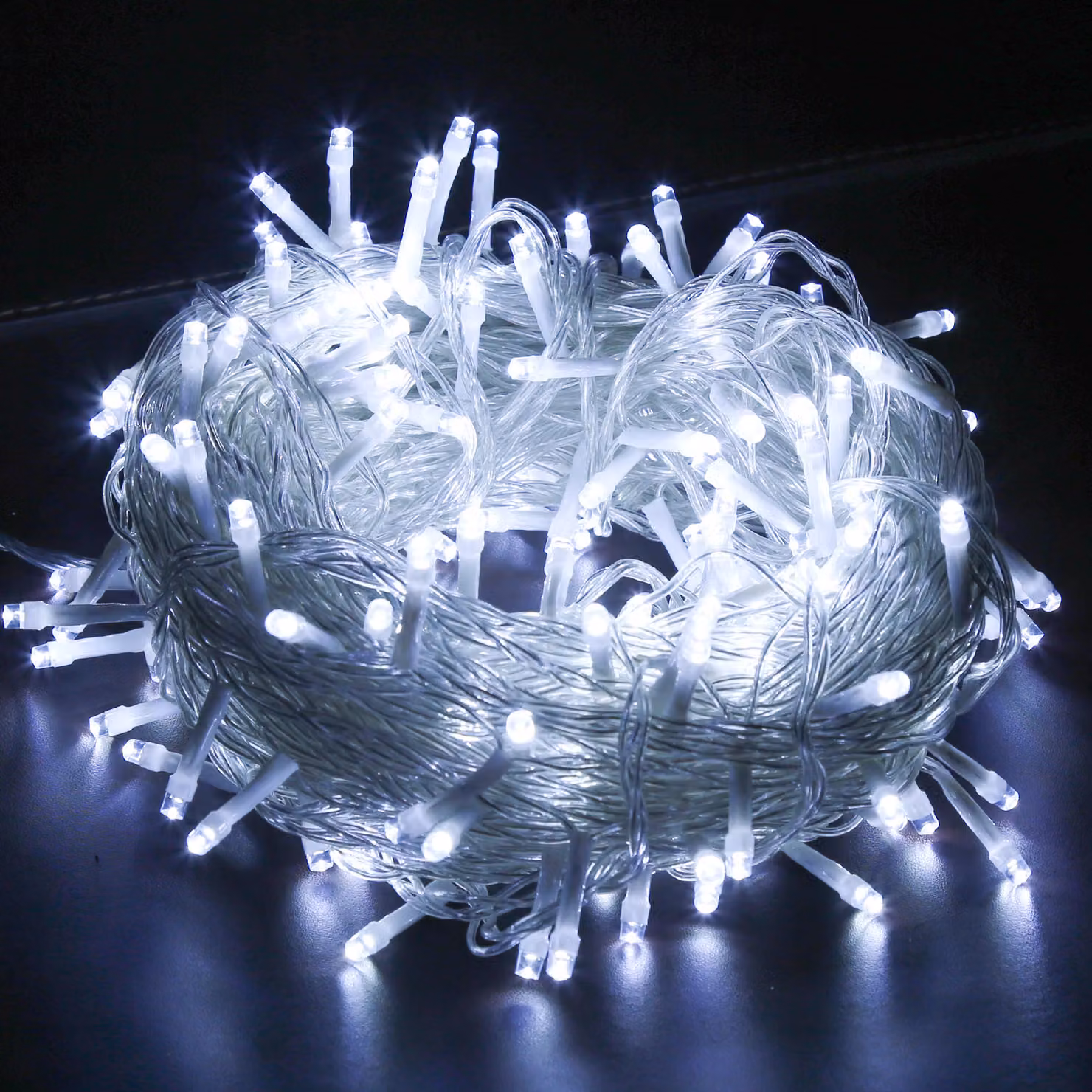 Jopassy 200M 1000 LED luci fiabesche festa all'aperto interno decorazione giardino di Natale IP44 8 modalità bianco freddo