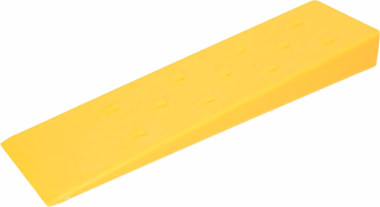 KOTARBAU® Cuneo di abbattimento in plastica 12" 30cm per spaccare il legno Giallo resistente agli urti
