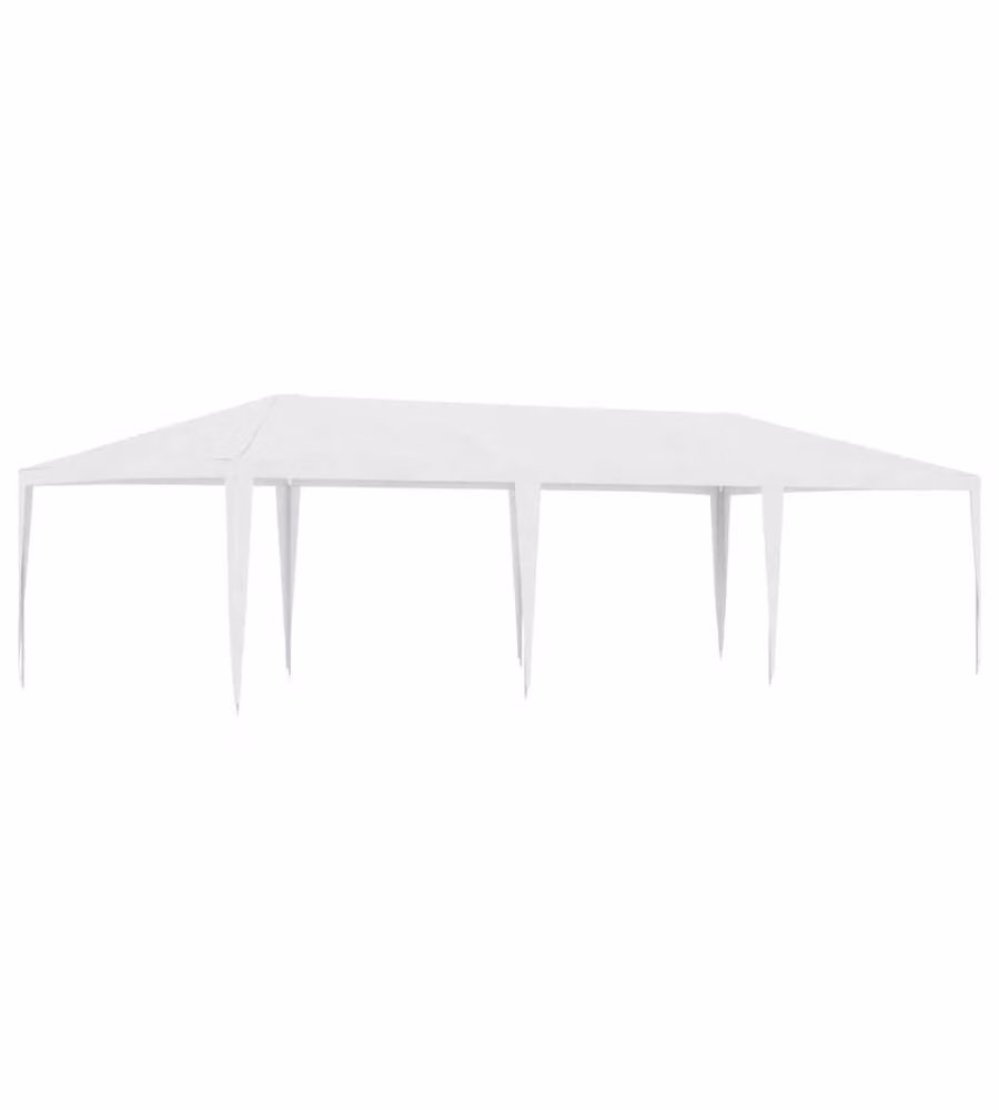 Tendone per feste vidaXL bianco L: 9 m, P: 4 m, H: 2,7 m – 2