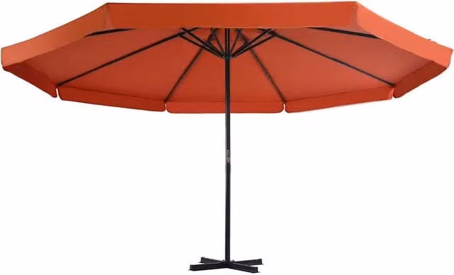 Ombrello | Parasolne da Esterni con Palo in Alluminio 500 cm Terracotta
