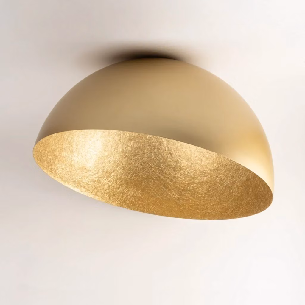 Plafoniera a sfera Sigma Lighting in metallo oro, diametro 35 cm, attacco E27 – 2