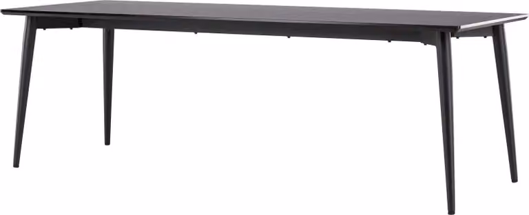 FURNLUX Tavolo da pranzo Ellis Nero 85cm / Hauptfarbe: Schwarz / Dimensioni: 85 x 230 x 75 cm