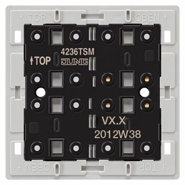 Modulo pulsanti Jung a 3 ingressi 24V AC/DC 20mA 4236 TSM