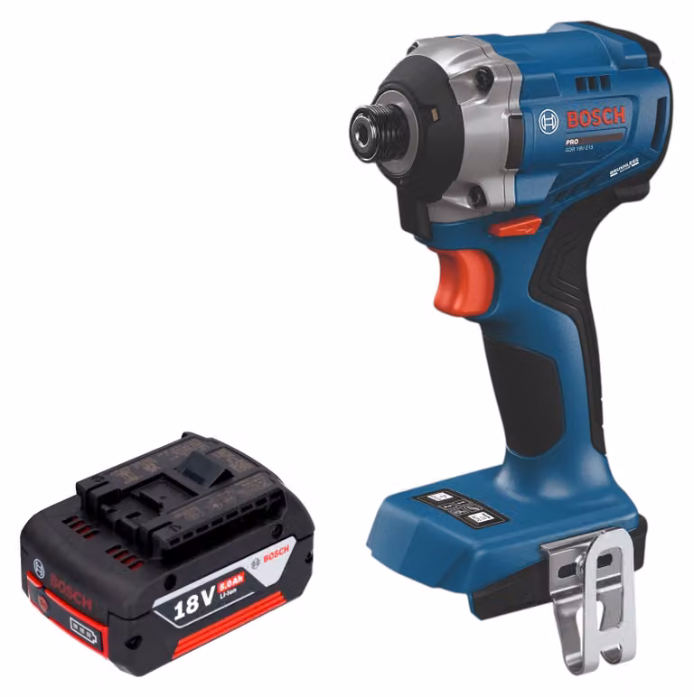 Avvitatore a impatto a batteria Bosch GDR 18V-215 Professional 18 V 215 Nm 1/4" Brushless + 1x batteria 5,0 Ah - senza caricabatterie