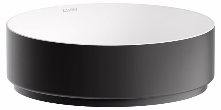 LAUFEN UNISONO Cuvette de lavabo, ronde, sans trou pour robinet, sans trop-plein, 375x375x116mm, H512UO3B991121, H512UO3B991121