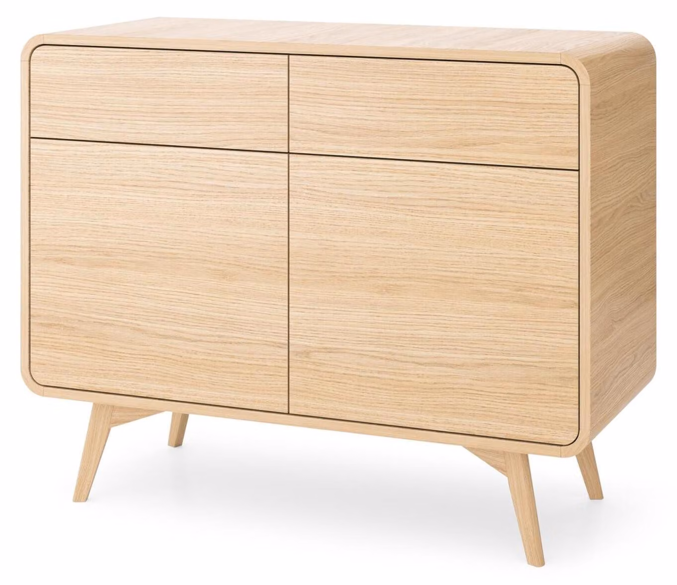 Mobile contenitore laterale FURNLUX Helion, colore beige, dimensioni: 108 x 84 x 39 cm