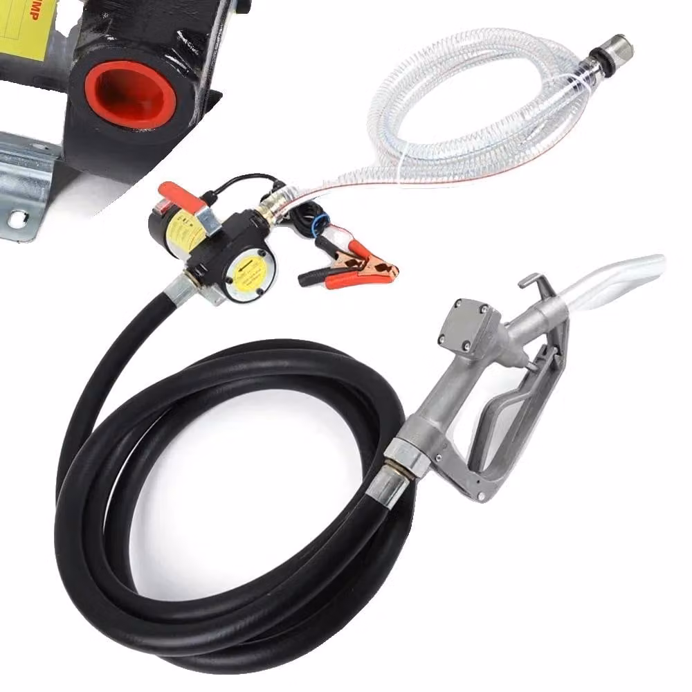 Pompa benzina, autoadescante, portata 50 l/min, nera