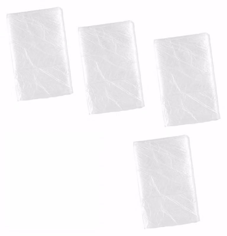 Set di 4 teli trasparenti per verniciatura, dimensioni 4 x 5 metri