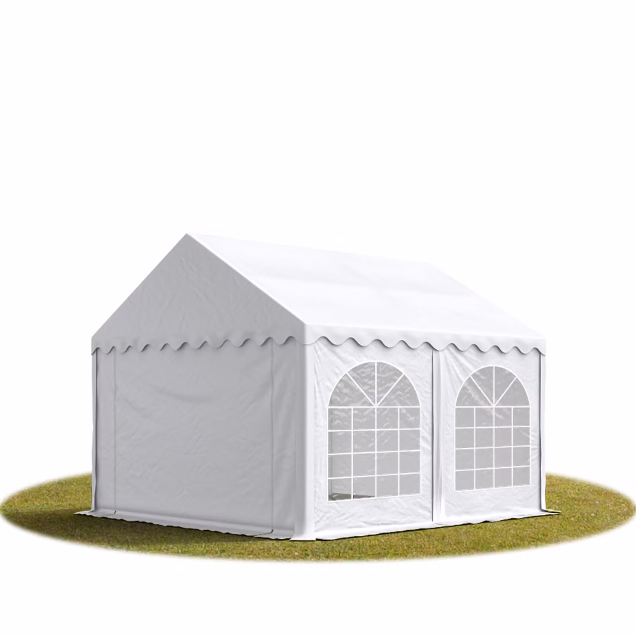 Tendone per feste ignifugo bianco 3x6 m Gazebo anti-fiamma per giardino e eventi