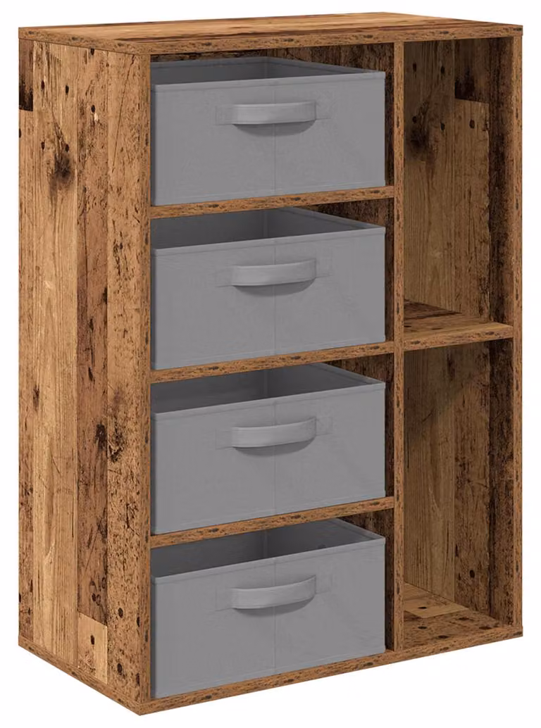 Credenza con cassetto Legno vecchio 60 x 33,5 x 84 cm