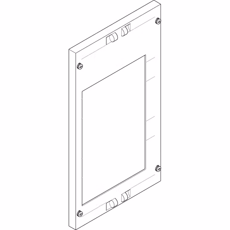 Piastra di copertura ABN 250x450 mm 1FB/3RE_NH1 per sezionatore NH1 EBM 70 mm FAT13712N