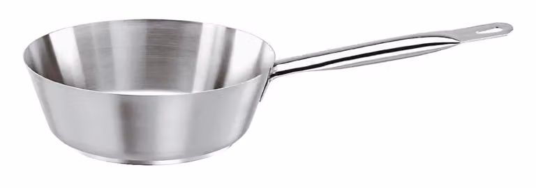 Casseruola Conica Serie 1000 in acciaio inox per induzione, diam.20cm