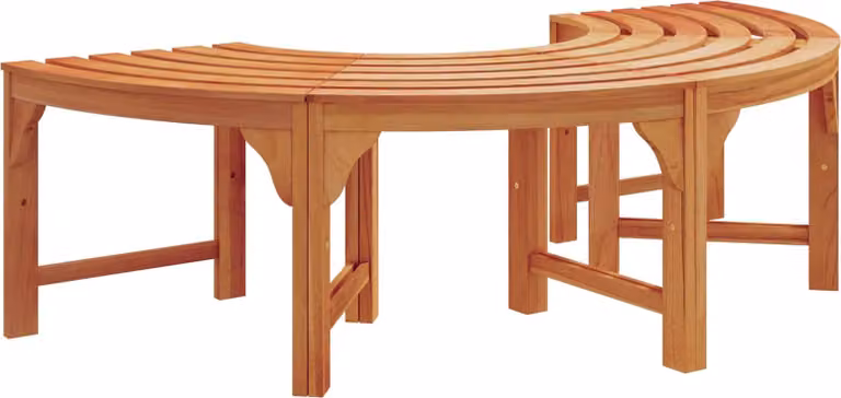 Panchina per Alberi Naturale 160 x 80 x 45cm