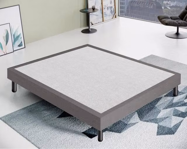 Letto Sommier Matrimoniale MaterassieDoghe Grigio L/P: 180 x 200 cm
