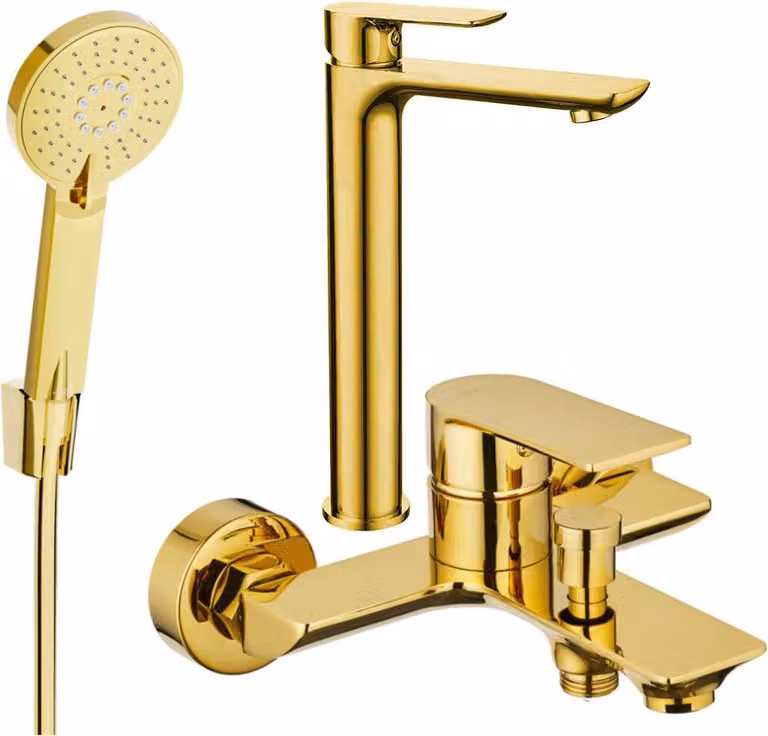 Mexen Alfa R40 set da bagno, oro - 745713R40-50