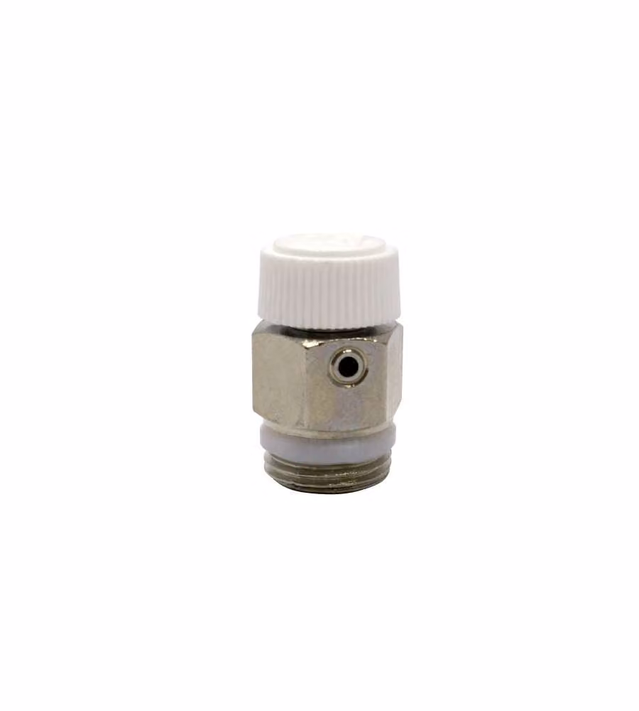 Masidef Valvola di Sfogo Aria - Ottone Cromato - 1/4"