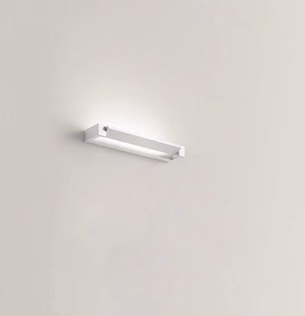 Applique da parete Perenz Sway in metallo e plastica, LED da 17W, luce calda 3000K, regolabile, disponibile in bianco o nero