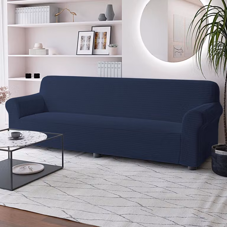 Sofahoes: Divano elegante, colore blu scuro, per 4 persone