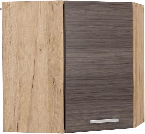 Mobile angolare da cucina Vicco R-Line Grigio e Rovere dorato L: 57 cm, P: 31 cm, H: 60 cm – 1