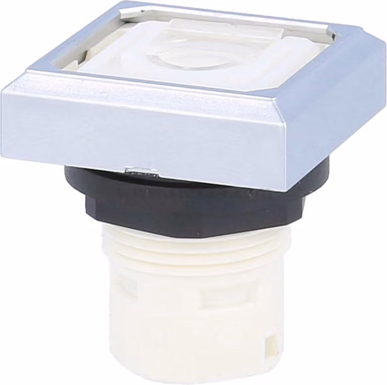 Georg Schlegel Pulsante con finestra luminosa illuminabile, quadrato, OKTRON corsa 3,0 mm - 1 pezzo