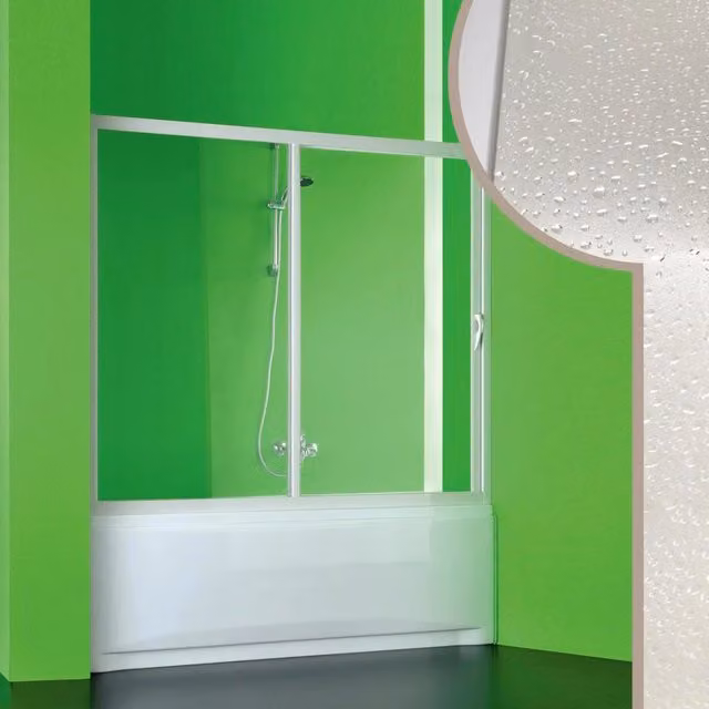 Porta Doccia Sopravasca 180 CM in Acrilico mod. Plutone con apertura laterale