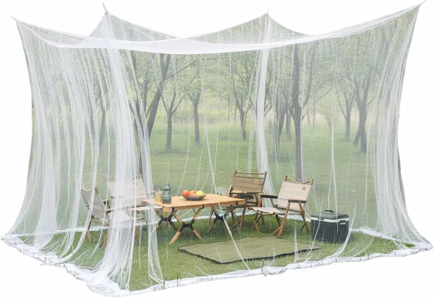 Solidchoice - Zanzariera XXL per giardino e campeggio, 3 x 3 x 2,5 metri