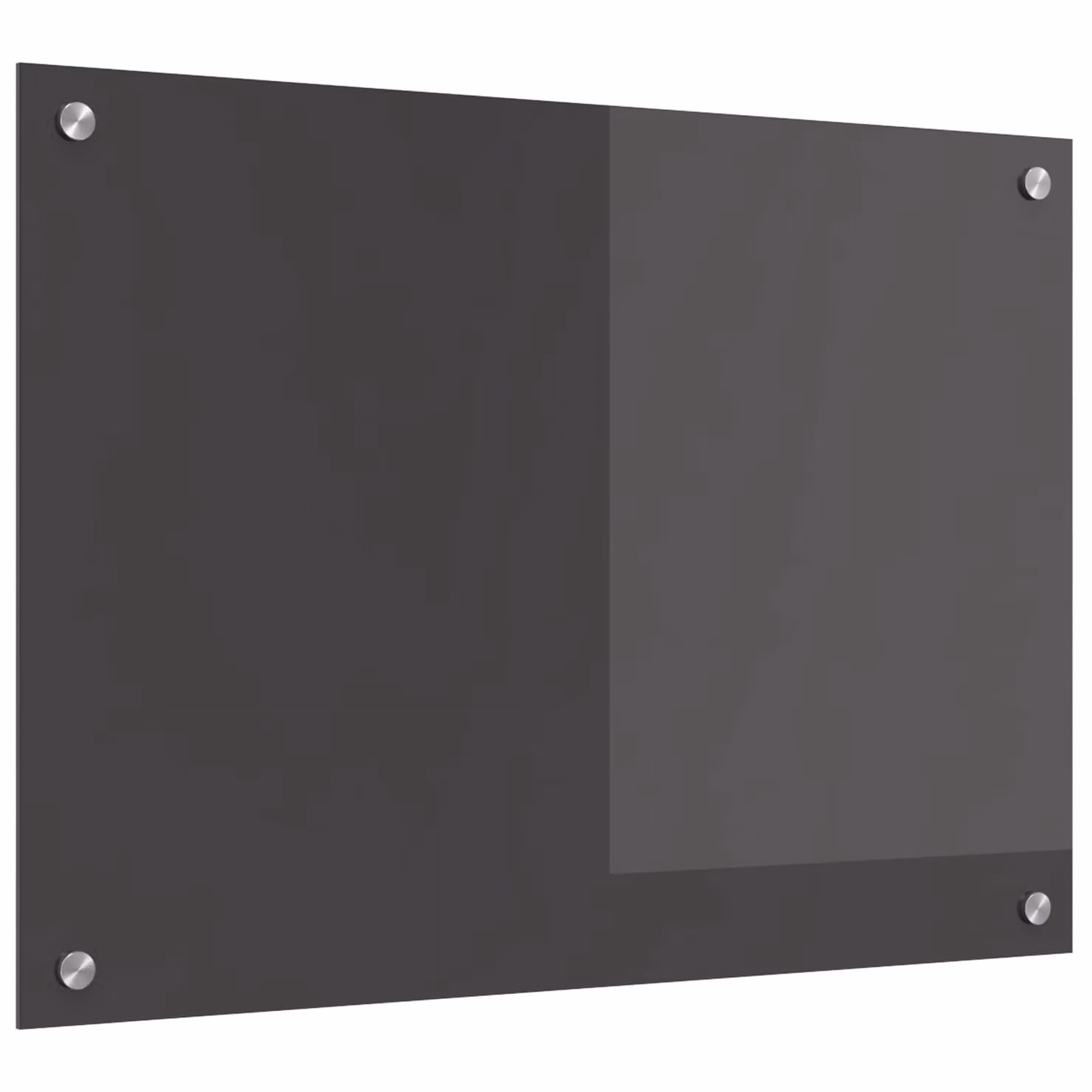 Schienale da cucina vidaXL in vetro temperato Grigio scuro L: 70 cm, H: 50 cm