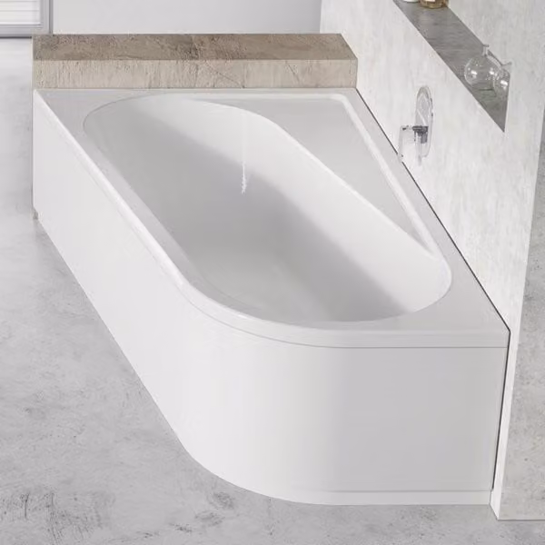 Pannello di copertura RAVAK A CHROME 160x105 L bianco neve CZA5100A00