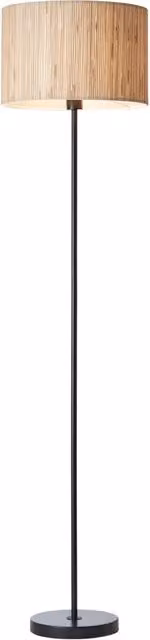 Lampada da terra Japandi Longshore erba marina E27 Endon