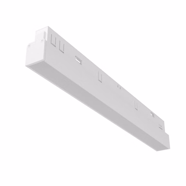 Moderno apparecchio lineare per sistema a binario singolo UNITY Focus LED in alluminio 12W per cucina, camera da letto, soggiorno, sala da pranzo, atrio