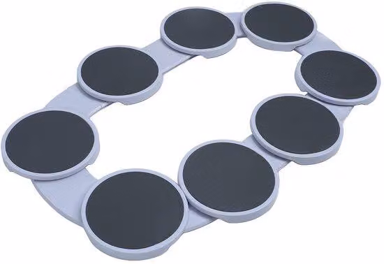 Support per rotella girevole - portatile - rotazione a 360° - riciclabile - piatto girevole - adatto per tavoli - leggero - design pratico - organizer per alimenti