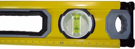 Livella a bolla con magnete - livella orizzontale e verticale - linea a 45 gradi - lunghezza 80 cm