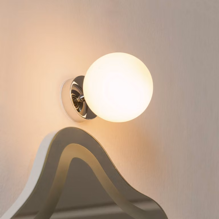 Plafoniera Maviris Arcchio, Cromo / Argento, Bagno, Metallo, Moderno, Plafoniera