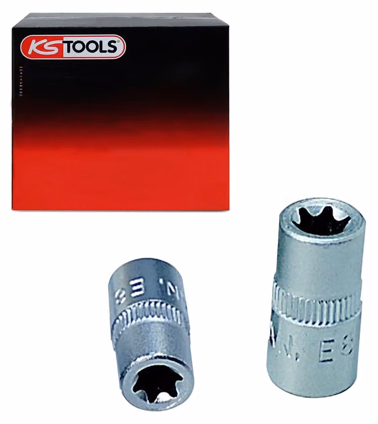 KS UTENSILI 1/4" Bussola Torx E6 - 911.4315
