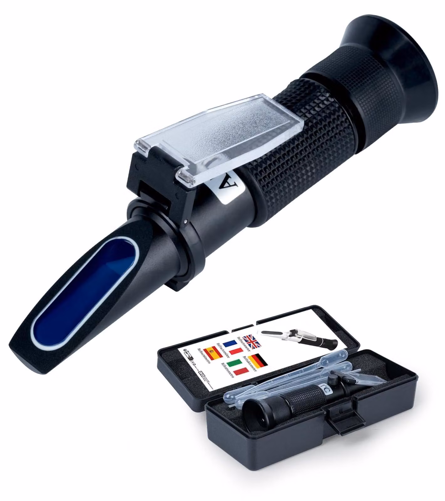 Rifrattometro 4-in-1, rifrattometro portatile