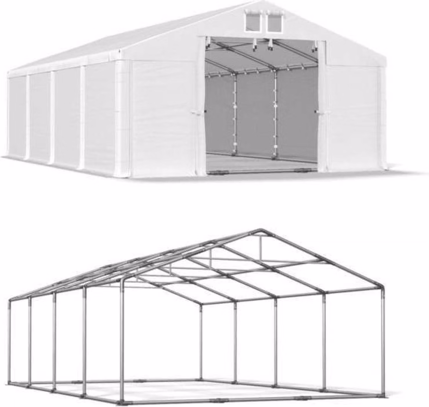 Tenda del magazzino estivo 4x8 Bianco SUMMER PLUS MSD