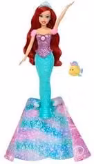 Bambola Disney Princess Ariel Sirena Magica Mattel Multicolore Altezza: 30 cm